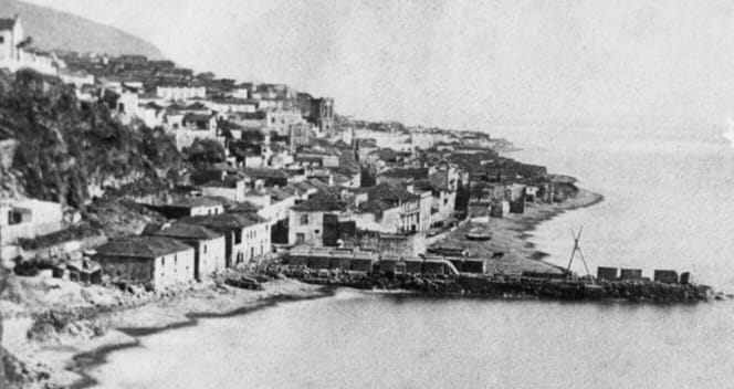 ECA083 Imagen del antiguo puerto de Santa Cruz de La Palma (desconocemos su autor)